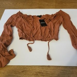 Forever 21 off the shoulder top